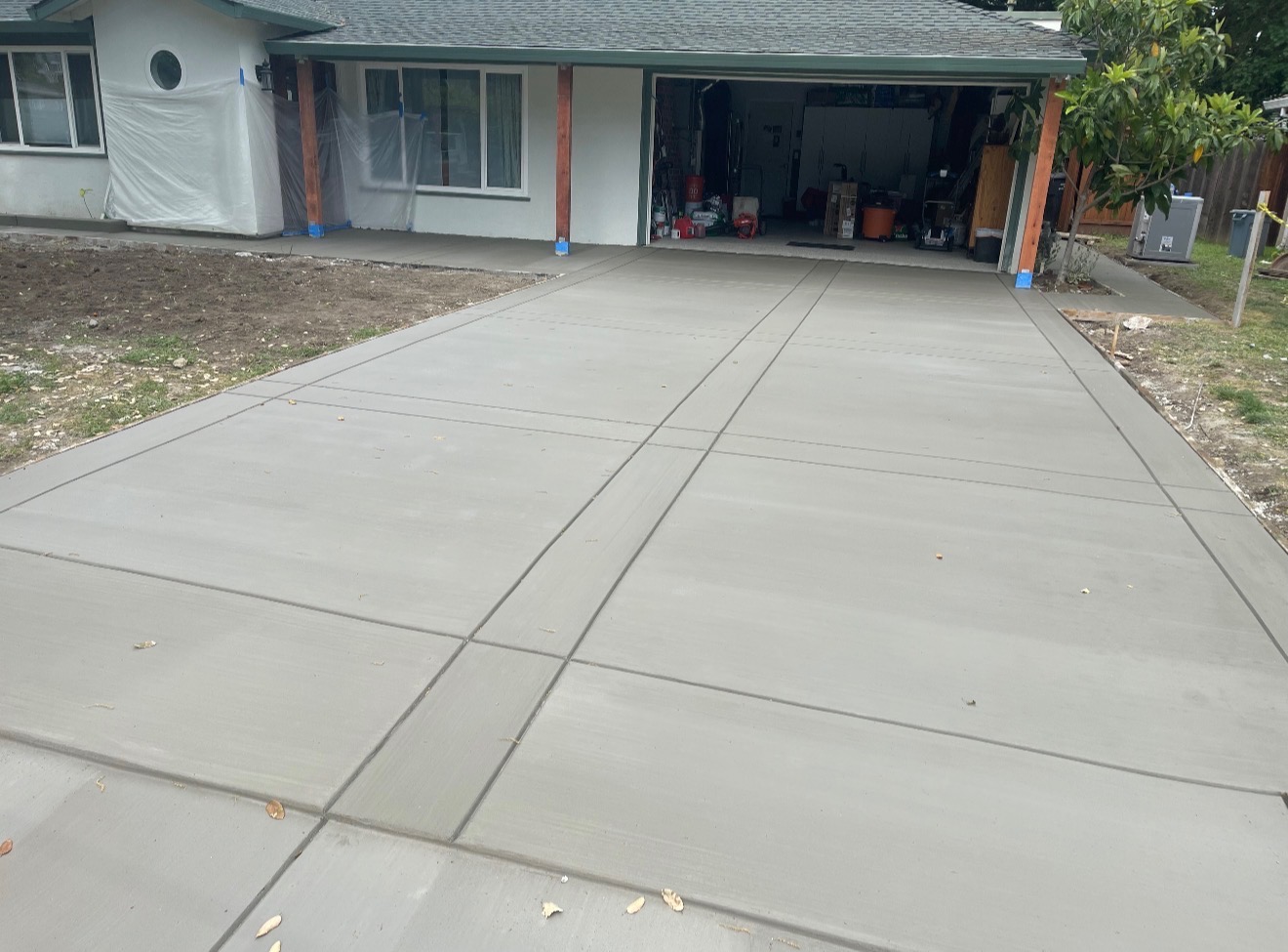 Driveway concrete project example two